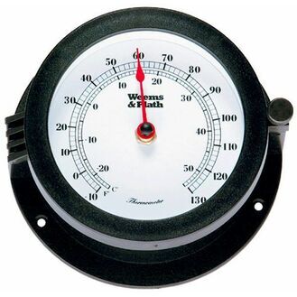 Weems & Plath Bluewater Weather Instruments - Black (Barometer or Thermometer)
