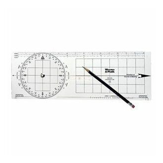 Weems & Plath Multi-Purpose Protractor, Pencil & Sharpener