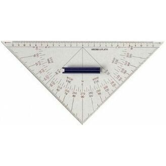 Weems & Plath Chart Plotting Protractor Triangle with Handle