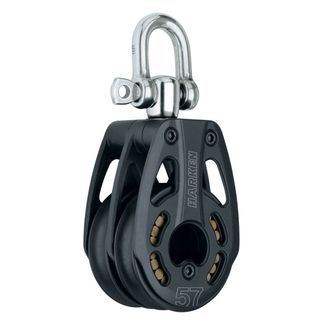 Harken 57 mm Aluminum Double Block Swivel