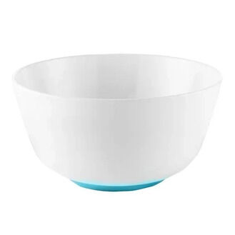 Sorona Unbreakable Non-Slip Bowl - White/Vivid Blue