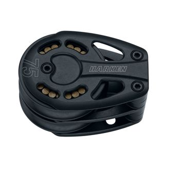 Harken 75 mm Aluminum Double Footblock