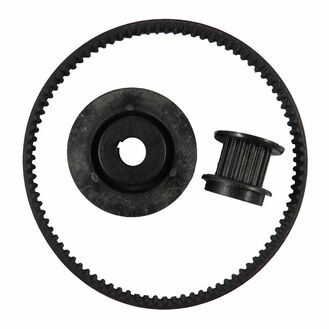 Jabsco 58541-1000 Pulley and Belt Kit, Contains Small and Large Pulley, Belt and Clip