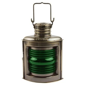 Nauticalia Starboard Navigation Lamp - 21cm - Antique