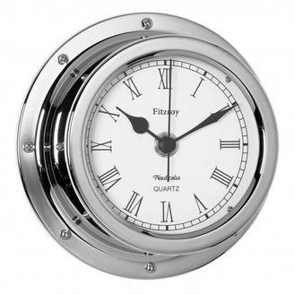 Nauticalia Fitzroy Clock (QuickFix) Chrome