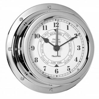 Nauticalia Fitzroy Tide Clock (QuickFix) Chrome