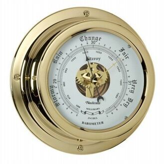 Nauticalia Waterproof Barometer (QuickFix) Brass