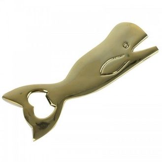 Nauticalia Whale Bottle Opener, brass