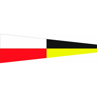 Talamex Signal Flag Nr. 9 (30cm x 36cm)