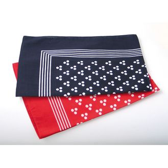 Traditional Cotton Square - Navy - Three Spot