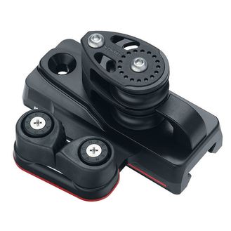 Harken 27 mm ESP End Control Double Sheave, Cam Cleat, Set of 2