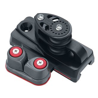 Harken 32 mm ESP End Control Double Sheave, Cam Cleat, Set of 2