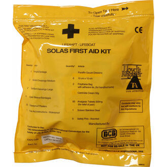Ocean Safety SOLAS Liferaft/Lifeboat First Aid Kit