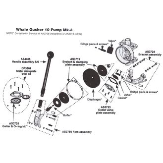 Whale Outlet Valve Plate Assembly G10