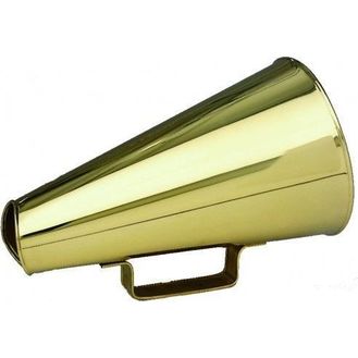 Nauticalia Classic Brass Henley Megaphone - 33cm