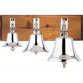 Nauticalia Chrome-Plated Ship's Bell (Various Sizes)