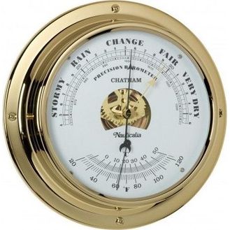 Nauticalia Chatham Barometer (Quick-Fix) - Brass