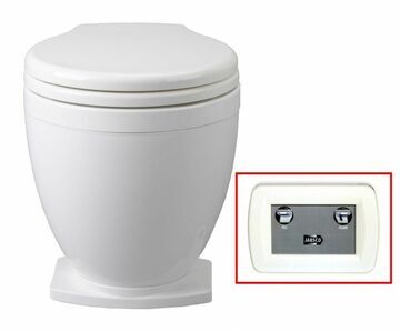 Jabsco Lite Flush 24V With Foot Switch Toilet Spares - 58500-0024