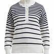Holebrook Windproof Alison T-Neck Jumper - Off White/Navy additional 3