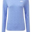 Gill Women's Holcombe Long Sleeve Crew Top - Sky Blue/Grey additional 3
