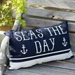 Nauticalia Rectangular 'Seas The Day' Cushion additional 2