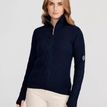 Holebrook Valborg Women's Organic Cotton Navy T-Neck Windproof Jumper additional 1