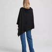 Holebrook Sofie Black Merino Wool Knitted Poncho additional 4