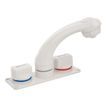 Whale Mixer Shower White C/W Bracket additional 2