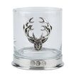 Pewter-Mounted Whisky Tumbler with Stag Badge additional 1