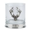 Pewter-Mounted Whisky Tumbler with Stag Badge additional 1