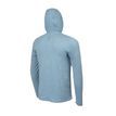 Florence Marine X Sun Pro Adapt  Heather Steel Blue Long Sleeve Hooded UPF Shirt additional 2