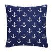 Navy Blue Anchors Cushion Cover additional 1