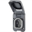 Smartplug 32 Amp - Non-Metallic Inlet with Grey Cover Assembly additional 2