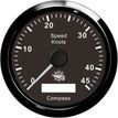 Osculati Black Speedometer w/GPS Compass additional 1
