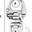 Wichard Qr 90mm "HR" Snap Shackle: Swivel Eye additional 2