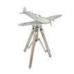 Aluminium Spitfire on Tripod Sculpture (30cm) additional 1