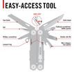 Coast Stainless Steel 'Mackenzie' Multi-tool with 13 Tools additional 5