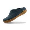 Glerups 100% Pure, Natural Wool &amp; Rubber Honey/Denim, Slip On Slipper additional 1