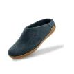 Glerups 100% Pure, Natural Wool &amp; Rubber Honey/Denim, Slip On Slipper additional 4