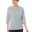 Mousqueton Marina 3/4 Sleeve Breton Stripe Jersey Top additional 1