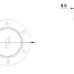 Aqua Amp Waterproof Wireless Charger - Hidden Under-Mounted with Lock Ring 10W Qi - Series 400 additional 6