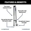 Lewmar Vector Manual Shallow Water Anchor - White Aluminium additional 4