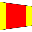Meridian Zero Individual Numeral Pennants Flag - 0-9 (1/2 Yard, 26 x 58cm) additional 2