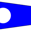 Meridian Zero Individual Numeral Pennants Flag - 0-9 (1/2 Yard, 26 x 58cm) additional 3
