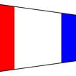 Meridian Zero Individual Numeral Pennants Flag - 0-9 (1/2 Yard, 26 x 58cm) additional 4