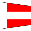 Meridian Zero Individual Numeral Pennants Flag - 0-9 (1/2 Yard, 26 x 58cm) additional 5