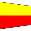 Meridian Zero Individual Numeral Pennants Flag - 0-9 (1/2 Yard, 26 x 58cm) additional 7