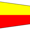 Meridian Zero Individual Numeral Pennants Flag - 0-9 (1/2 Yard, 26 x 58cm) additional 7
