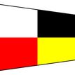 Meridian Zero Individual Numeral Pennants Flag - 0-9 (1/2 Yard, 26 x 58cm) additional 9
