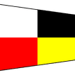 Meridian Zero Individual Numeral Pennants Flag - 0-9 (1/2 Yard, 26 x 58cm) additional 9
